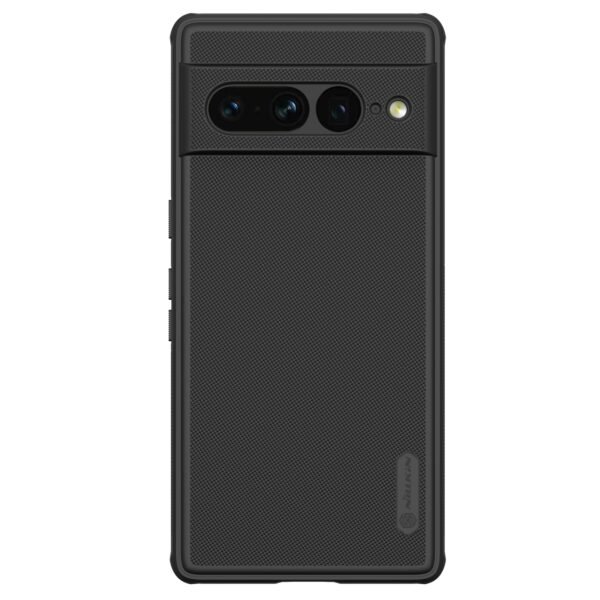 Nillkin Case for Google Pixel 7 Pro (6.7" Inch) Super Frosted Shield Pro Hard Back Soft Border ( PC + TPU ) Shock Absorb Cover Raised Bezel Camera Protect Black Color