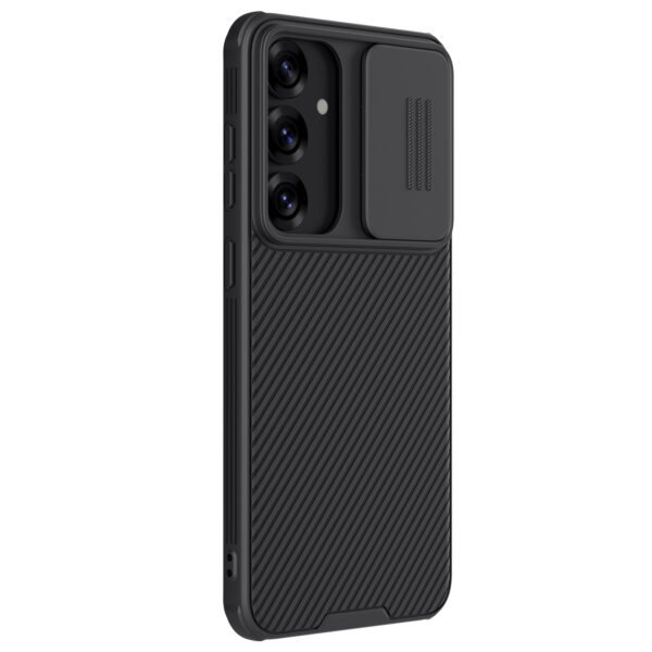 Nillkin Case for Samsung Galaxy S25 (6.2" Inch) Camshield Pro Magnetic Works with Magsafe Charger Camera Slider Double Layered Protection TPU + PC Black Color